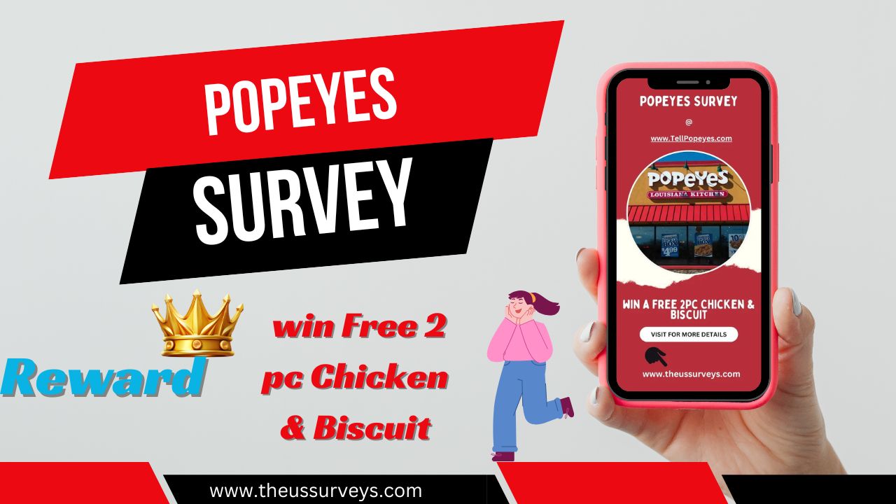 Popeyes survey for free chicken